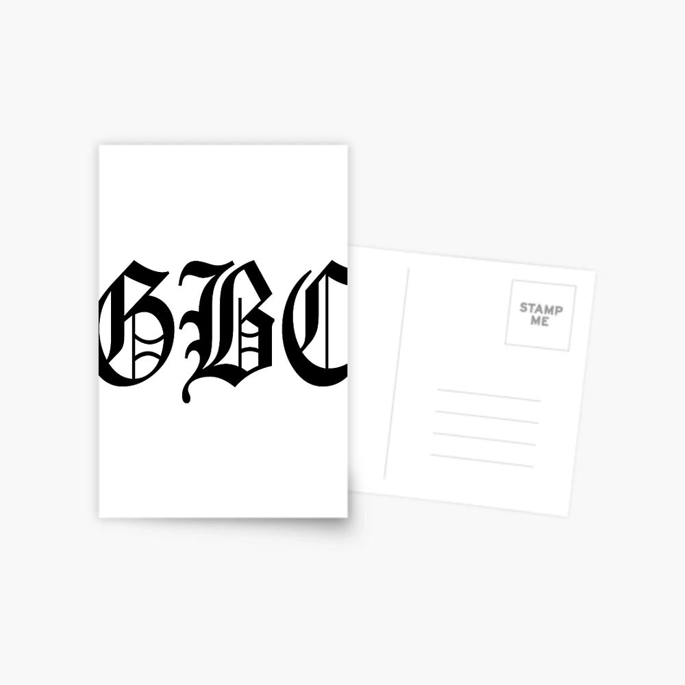 GOTHBOICLIQUE GBC LOGO Postcard for Sale by xZotten