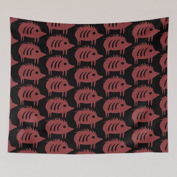 Item preview, petroglyph wild boar designed and sold by petroglyphe.