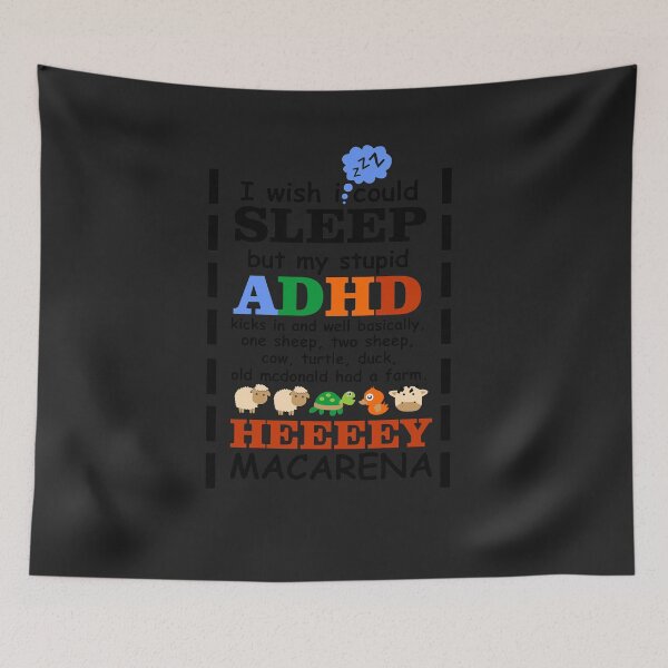 Item preview, I Wish I could Sleep But My Stupid ADHD Kicks In 1 designed and sold by hadleydesigns.