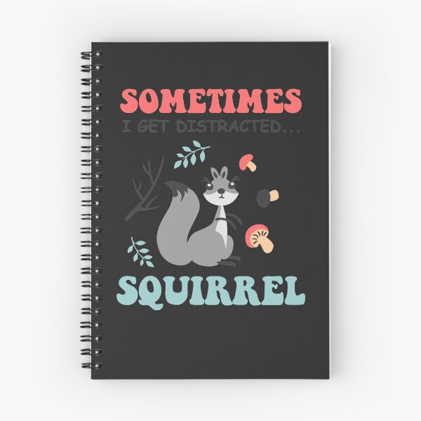 Item preview, A veces me distraigo Squirrel Funny TDAH Gift 1 designed and sold by hadleydesigns.