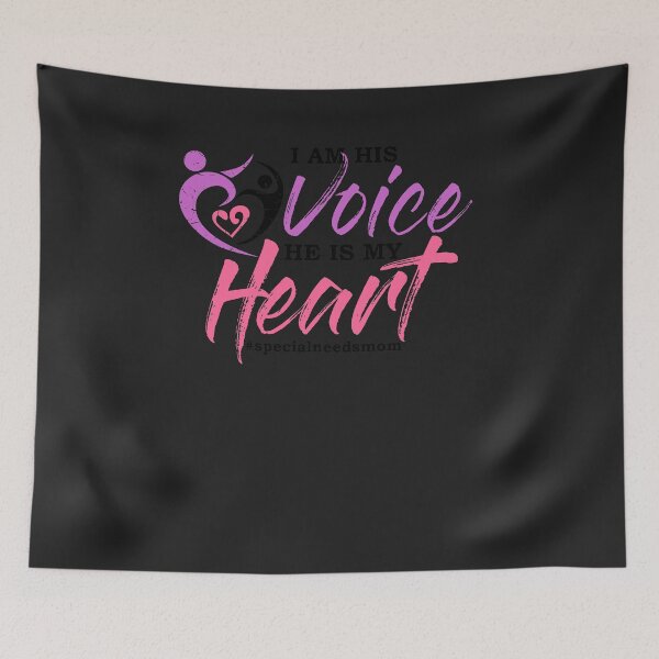 Item preview, I am his Voice He is my heart #specialneedsmom ADHD 1 designed and sold by hadleydesigns.