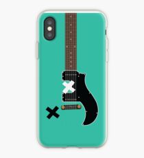 Vinilo o funda para iPhone Guitarra verde de Michael