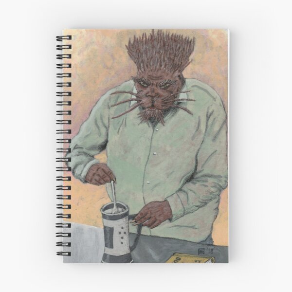 Item preview, Morning Coffee Drinking Fantasy designed and sold by HelmsArt.