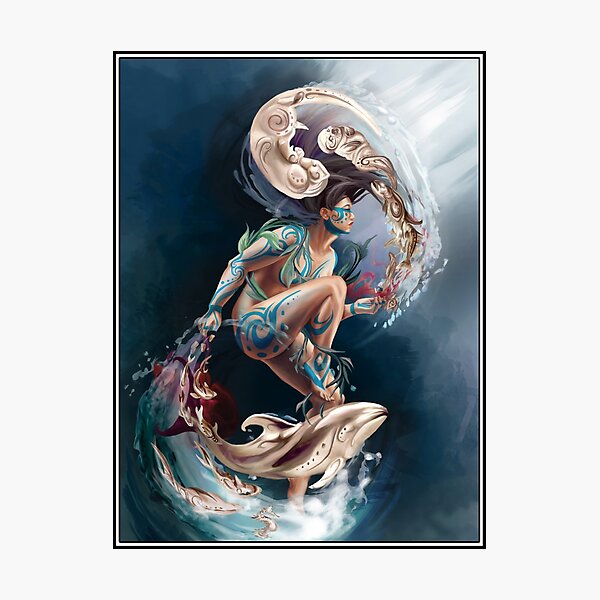 Vista previa del artículo con la obra «Sedna, diosa inuit del mar.», diseñado y vendido por Jamie Strassenburg.
