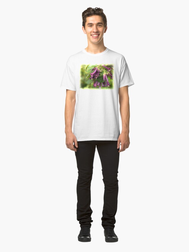 Alternate view of Purple Iochroma Flowers Classic T-Shirt