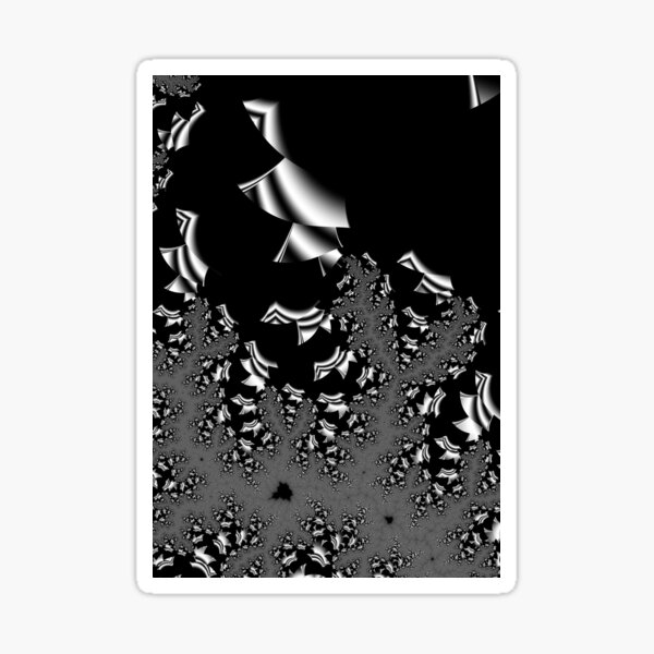 Artikel-Vorschau von Monochrome Mandelbrot 2018-12-29-032, designt und verkauft von Rupert Russell.