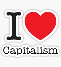 I Love Capitalism Sticker
