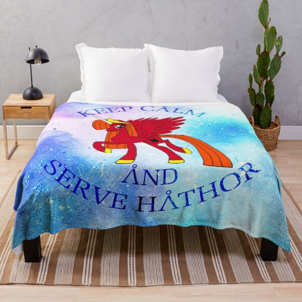 Item preview, Keep Calm and Serve Hathor Pony designed and sold by NatLeBrunDesign.