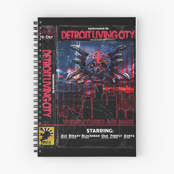 Item preview, Detroit Living City VHS Trid art designed and sold by ErikFrankhouse.