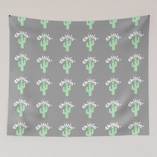 Aperçu de l'œuvre Juste Chillin 'Cactus Print créée et vendue par SimonsDoodles.