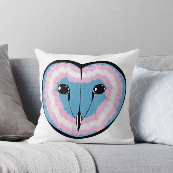 Item preview, Transgender pride owl designed and sold by Larkspur.