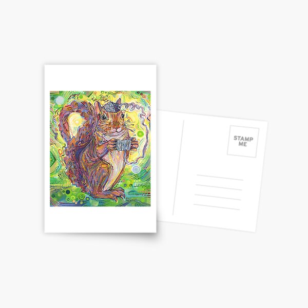 Squirrel Brain Painting - 2019 Postcard