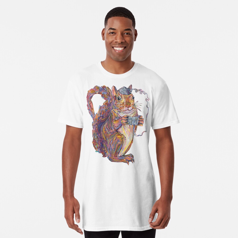 Squirrel Brain Painting - 2019 Long T-Shirt