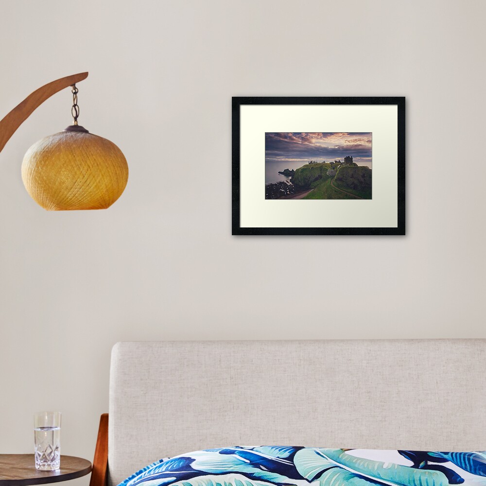 Early Morning, Dunnottar Castle Framed Art Print