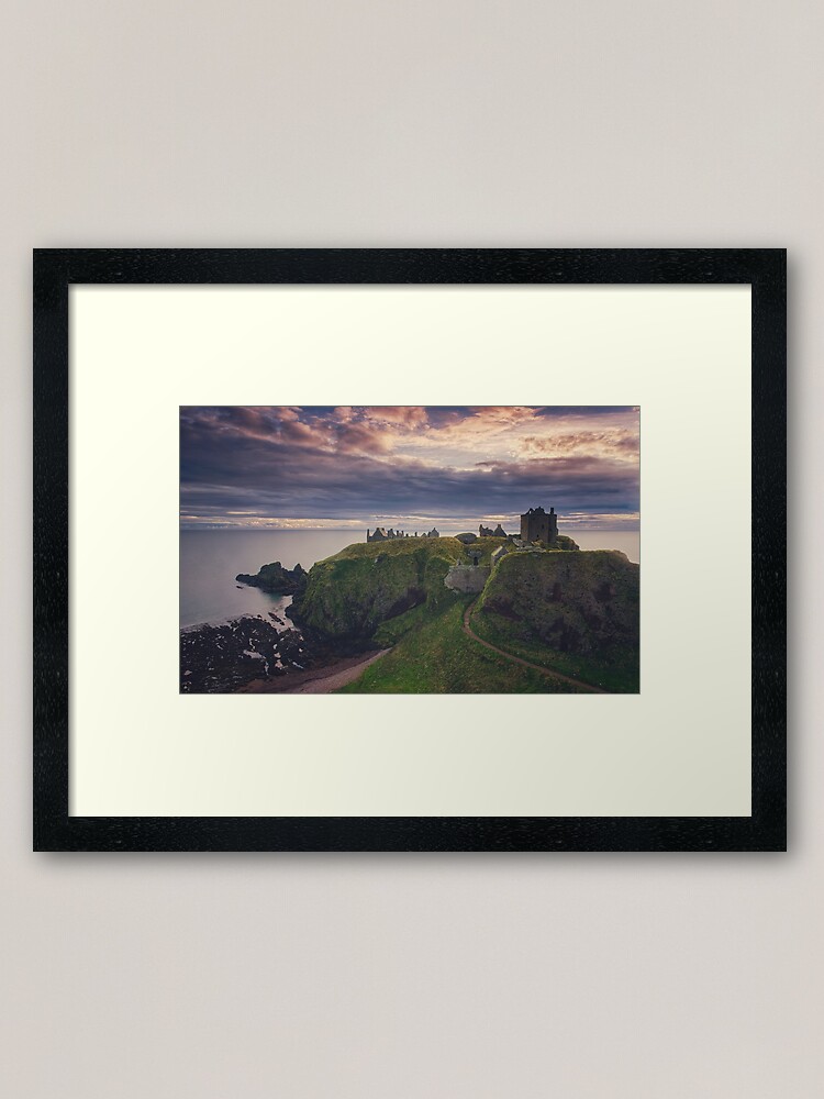 Alternate view of Early Morning, Dunnottar Castle Framed Art Print