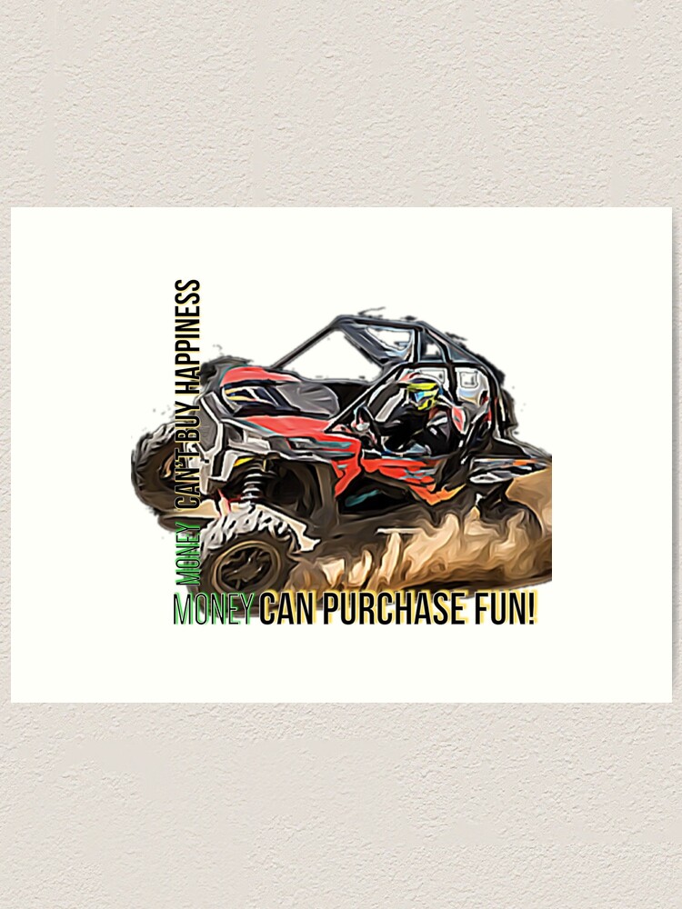 Money can buy fun Art Print