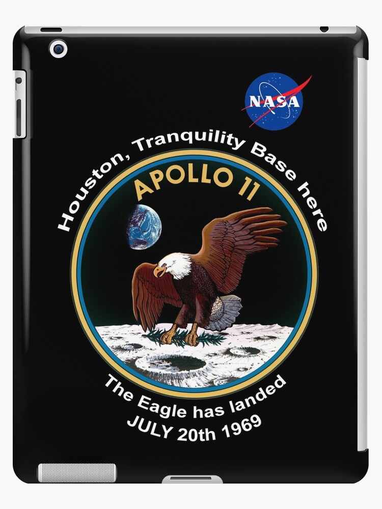 Funda y vinilo para iPad «NASA Apolo El Águila ha aterrizado» de Merch-Tees  | Redbubble