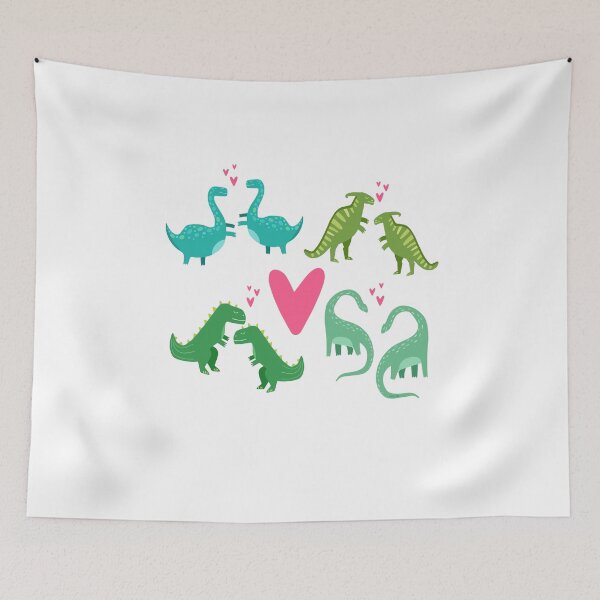 Item preview, Dinosaurs Love Funny Humor T-Shirt Valentine  designed and sold by No Limits T-Shirts.