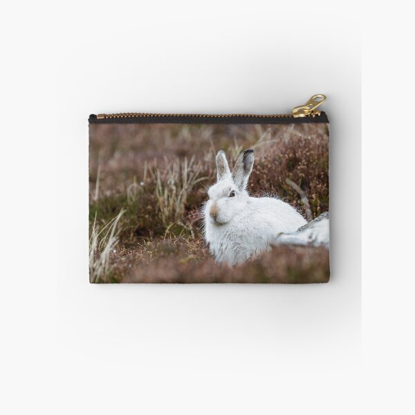 Item preview, The white bunny, rabbit, mountain hare in the rain designed and sold by chanonry.