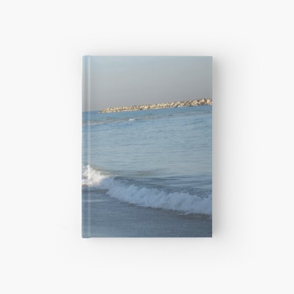 #water, #beach, #sea, #surf, #sunset, #sand, #landscape, #storm, #seascape, #wave, #sky, #foam, #outdoors Hardcover Journal