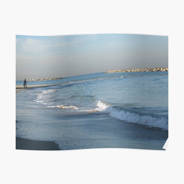 #water, #beach, #sea, #surf, #sunset, #sand, #landscape, #storm, #seascape, #wave, #sky, #foam, #outdoors Poster