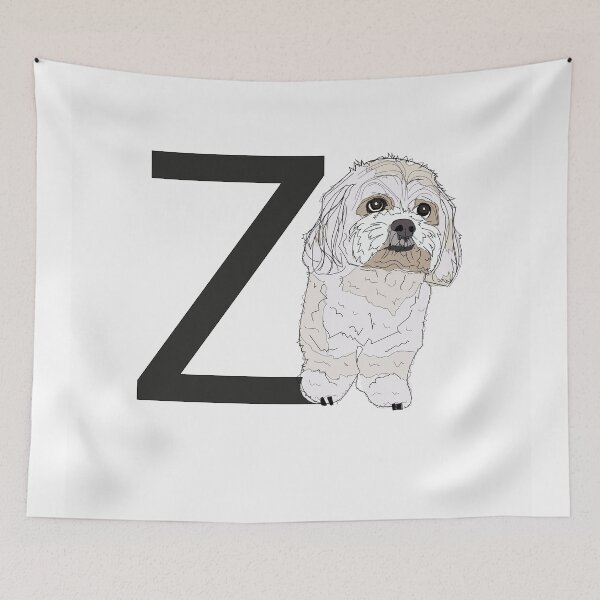 Item preview, Z is for Zuchon Dog designed and sold by sketchandpaws.