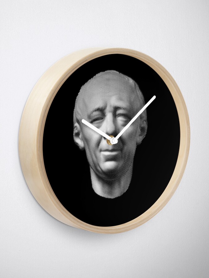 Alternate view of Leonhard Euler, portrait Clock