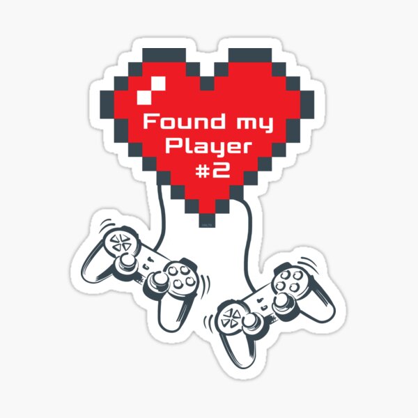 Will You Be My Player 2 - Gamer Couple - Sticker