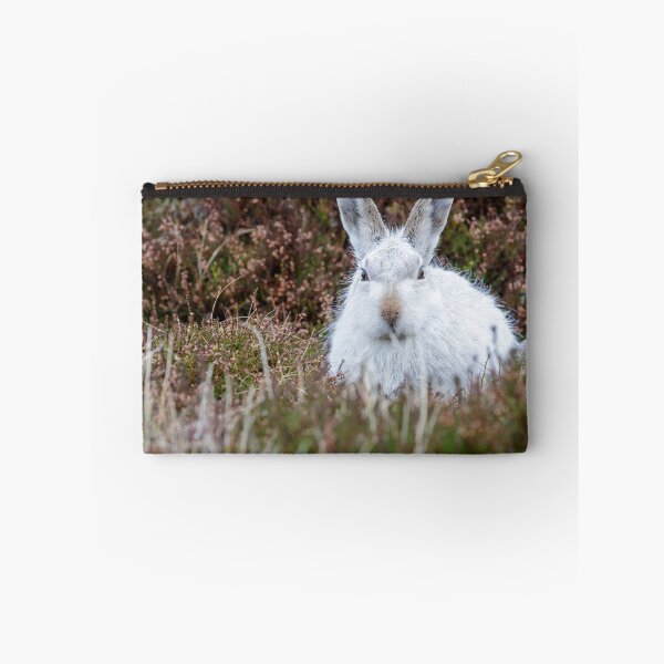 Item preview, The white bunny, rabbit, mountain hare in the rain designed and sold by chanonry.