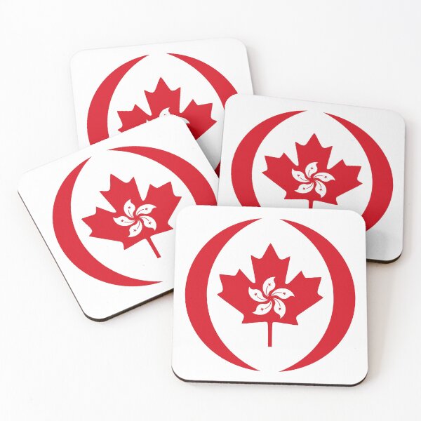 Item preview, Hong Konger Canadian Multinational Patriot Flag Series designed and sold by Carbon-Fibre Media.