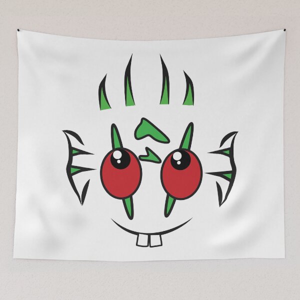 Item preview, Cute WoW Murloc Face designed and sold by alltheprints.