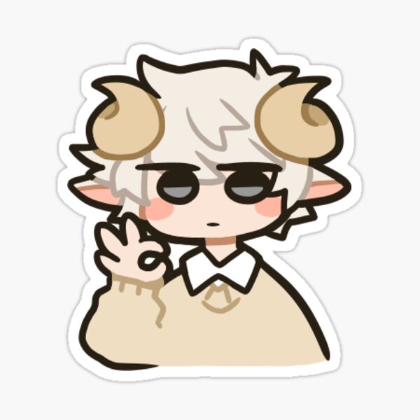 sheep of boy Sticker