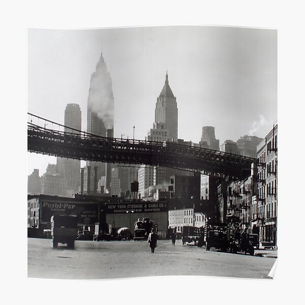 NYC. 1935. Berenice Abbott Poster