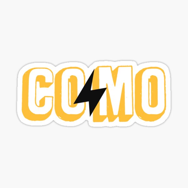 COMO Lightning - Gold Sticker