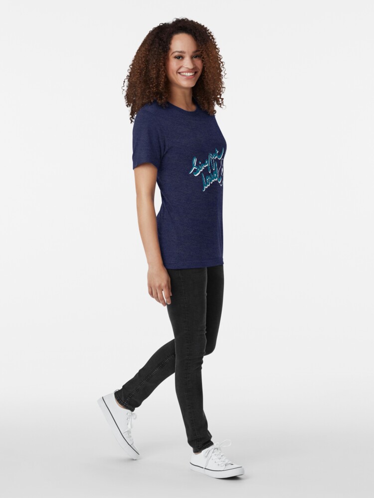 Alternate view of Sing Out Loud: For Music Lovers Tri-blend T-Shirt