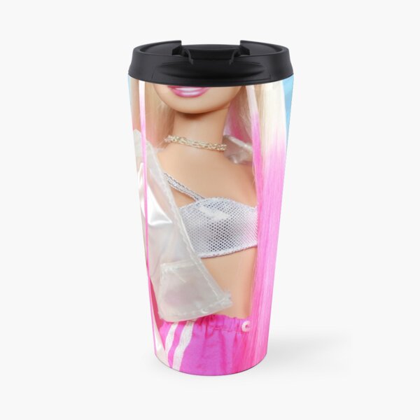 Y2K Barbie Taza de viaje