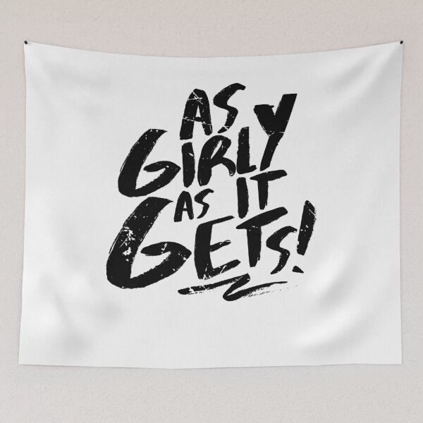 Item preview, As Girly As It Gets (v2) designed and sold by BlueRockDesigns.