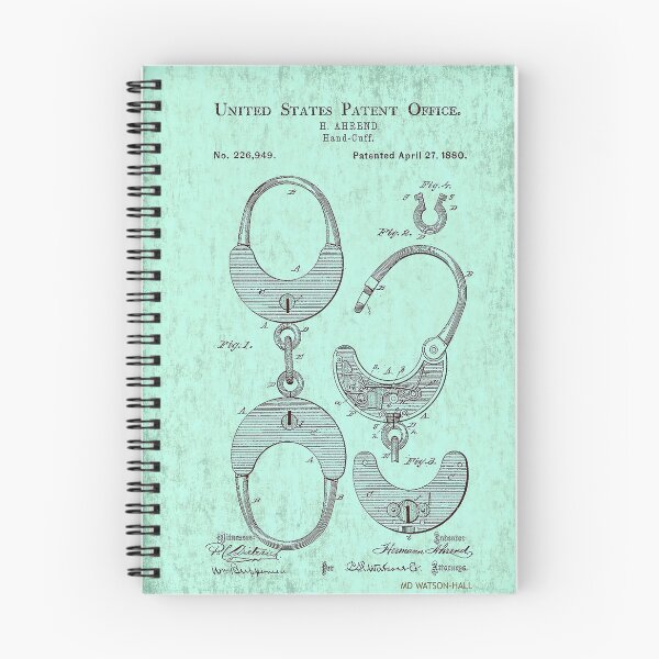 Item preview, US Handcuff Patent - Circa 1880 designed and sold by Marlene Watson-Hall.
