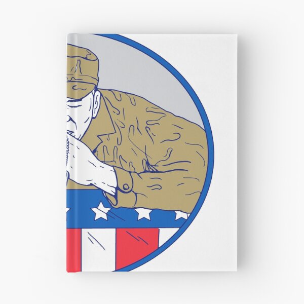 Item preview, American Soldier Praying Drawing Color designed and sold by patrimonio.