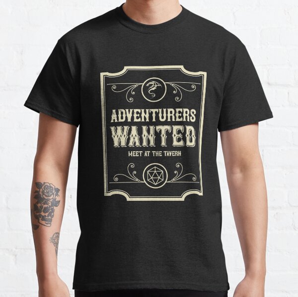 Item preview, Adventurers Wanted Meet at the Tavern Retro designed and sold by pixeptional.