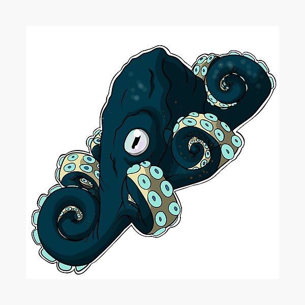 Item preview, Deep Blue Octopus designed and sold by Kajabee.