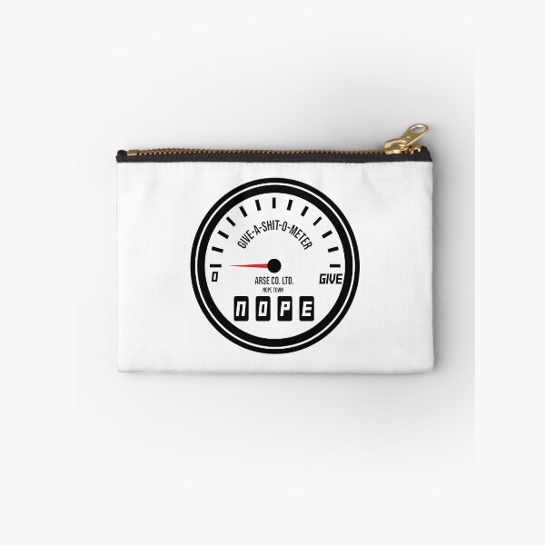 Item preview, Give a shit o meter – whatever designed and sold by alltheprints.