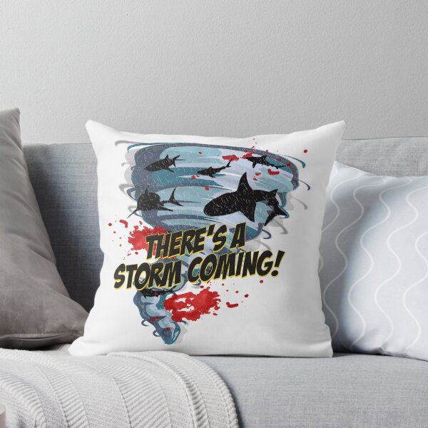 Item preview, Shark Tornado - Shark Cult Movie - Shark Attack - Shark Tornado Horror Movie Parody - Storm's Coming! designed and sold by traciv.