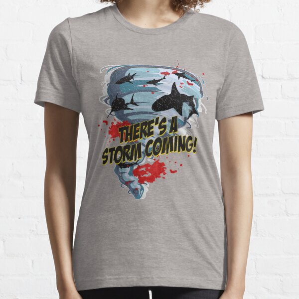 Item preview, Shark Tornado - Shark Cult Movie - Shark Attack - Shark Tornado Horror Movie Parody - Storm's Coming! designed and sold by traciv.