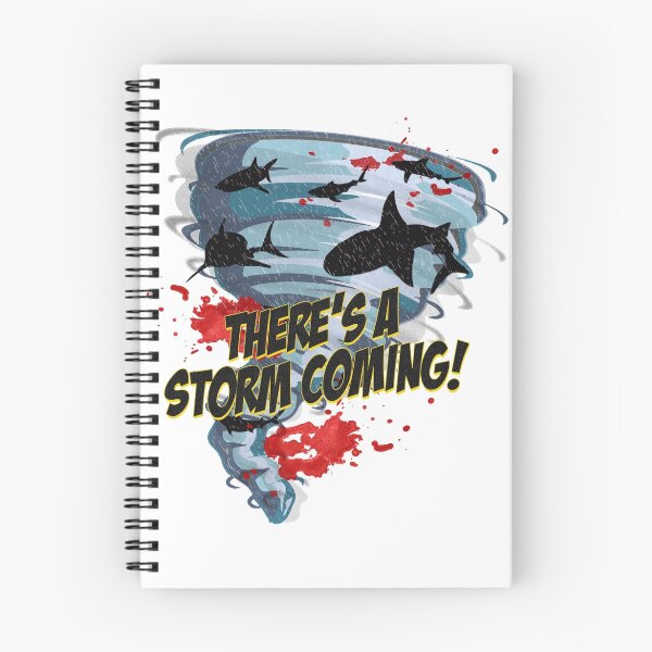 Item preview, Shark Tornado - Shark Cult Movie - Shark Attack - Shark Tornado Horror Movie Parody - Storm's Coming! designed and sold by traciv.