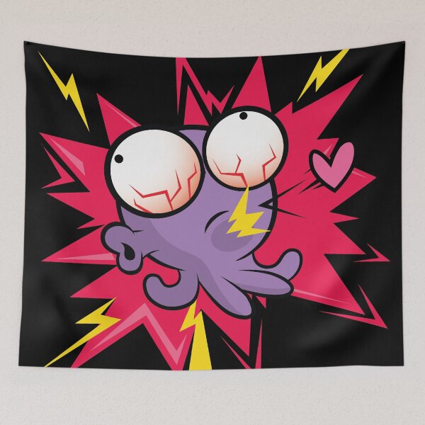Item preview, Love hurts! – Silly Octopus hit by a heart designed and sold by Kokonuzz.
