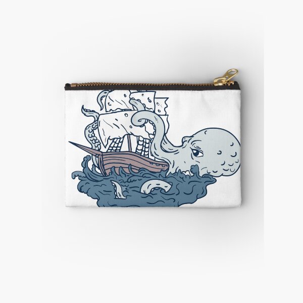 Item preview, Kraken Attacking Sailing Galleon Doodle Art Color designed and sold by patrimonio.