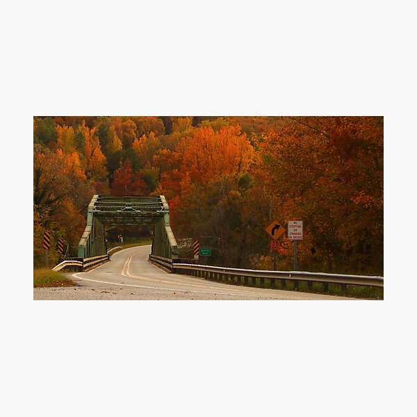 Item preview, Pruitt Bridge in Autumn designed and sold by Lisa Putman.