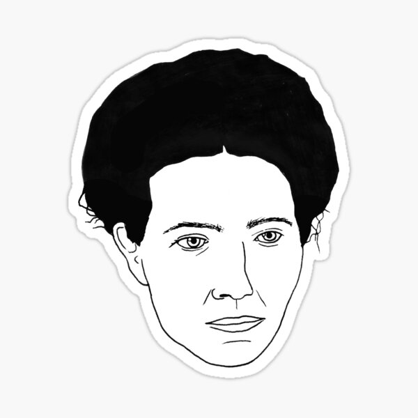 Simone de Beauvoir Sticker