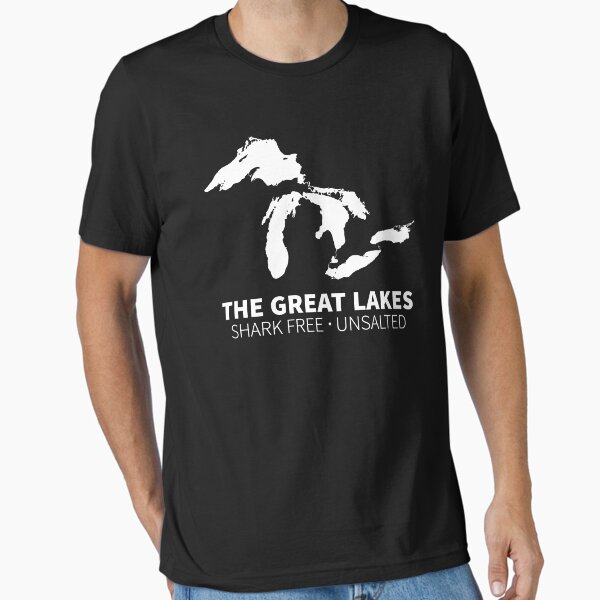 Vista previa del artículo con la obra «Great Lakes Shark Free Unalted», diseñado y vendido por designeclipse.